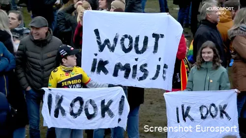 De fans kunnen niet wachten op Van Aert