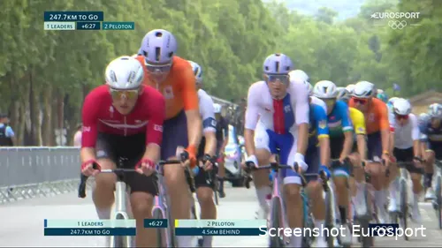 Bjerg and Hoole in the lead, with no Belgians