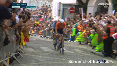 Mathieu van der Poel en Wout van Aert