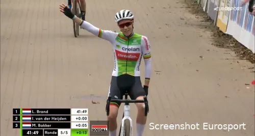 Sanne Cant werd knap vierde.