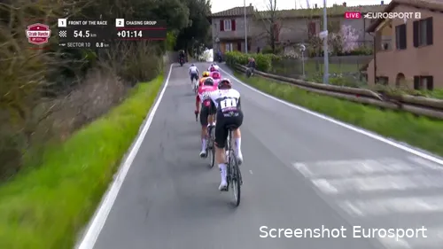 Healy made a big impression in the chasing group