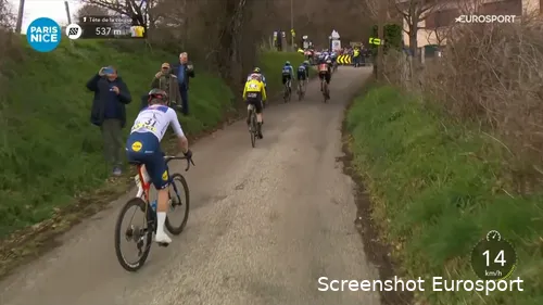 Vingegaard was ultimately unable to compete for the win due to his crash in the fifth stage of Paris-Nice