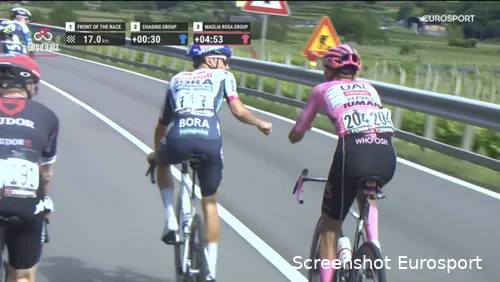 Pellizzari en Del Toro gaven elkaar onderweg een boks, als generatiegenoten en buren van elkaar in San Marino