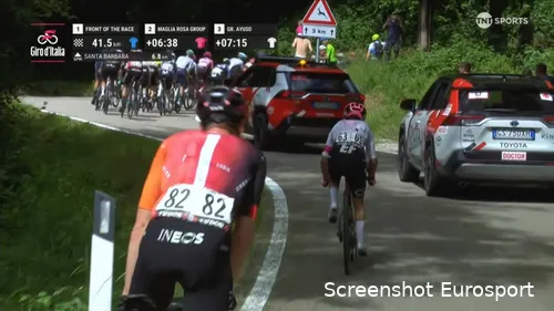 Arensman was dropped early on Tuesday