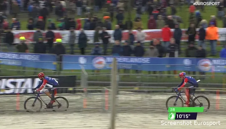 Nieuwenhuis and Ronhaar were still together in the opening stages.