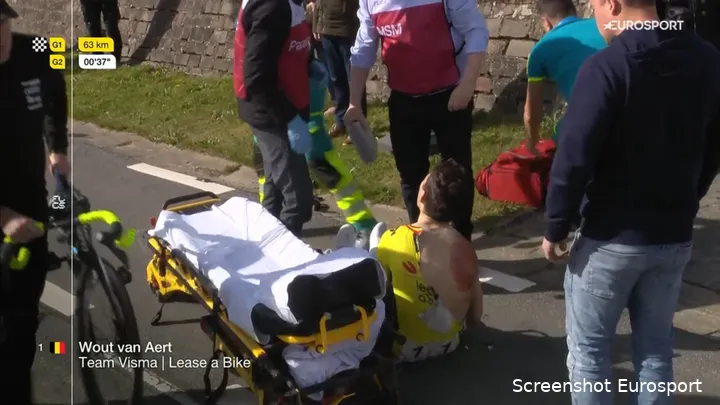 wout van aert ambulance