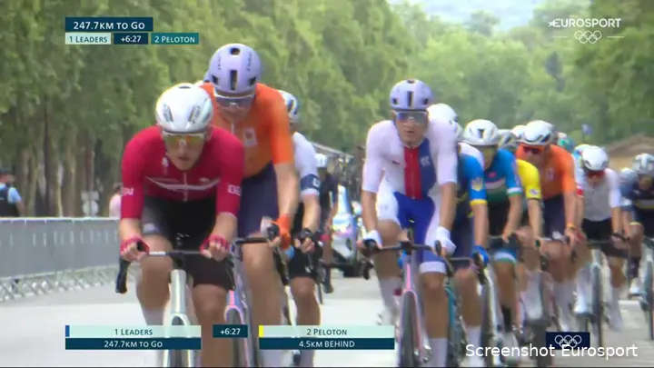 Bjerg and Hoole in the lead, with no Belgians