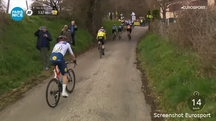 Vingegaard was ultimately unable to compete for the win due to his crash in the fifth stage of Paris-Nice