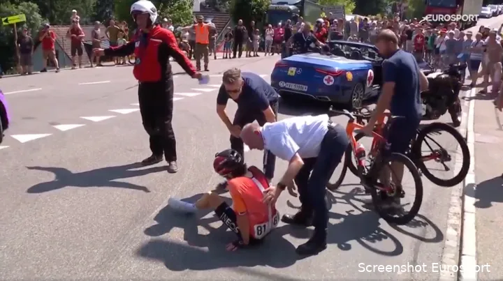 Geraint Thomas val Zwitserland