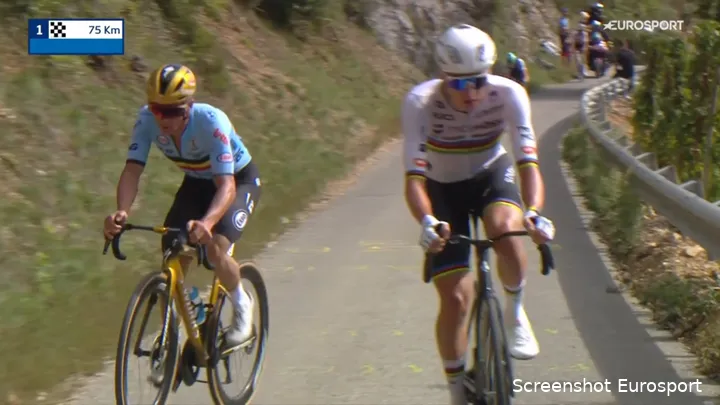 Evenepoel Pogacar EK