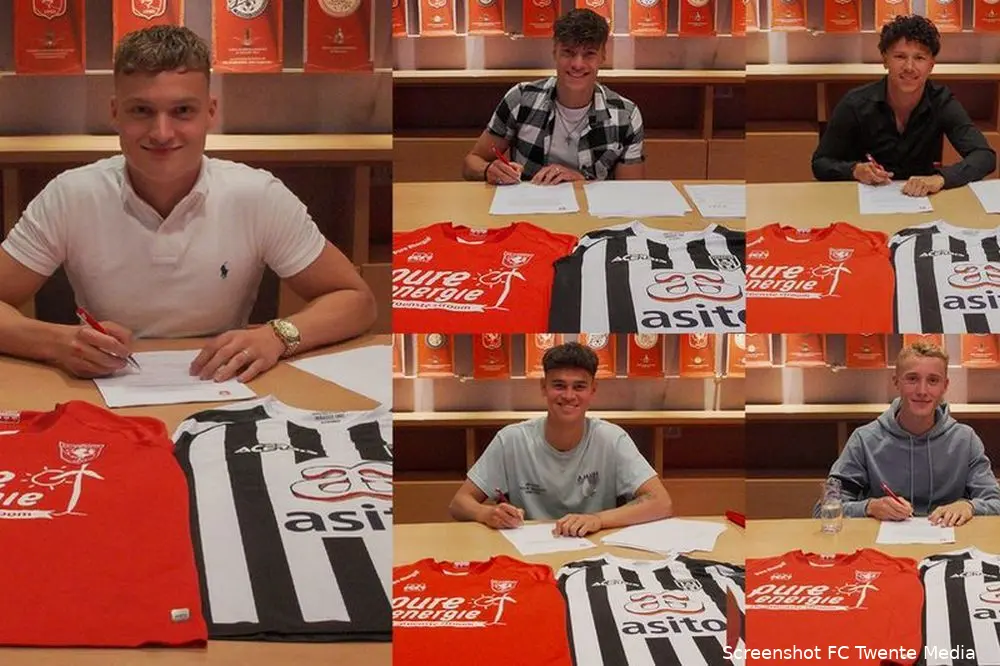 mees hilgers luca everink thijs van leeuwen simon seppenwoolde casper staring fc twente heracles academie