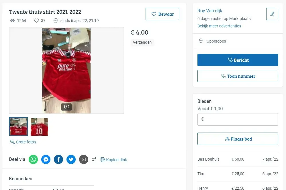 shirt twente ajacied psv 2022