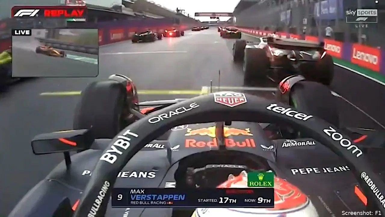 max verstappen start brazilie