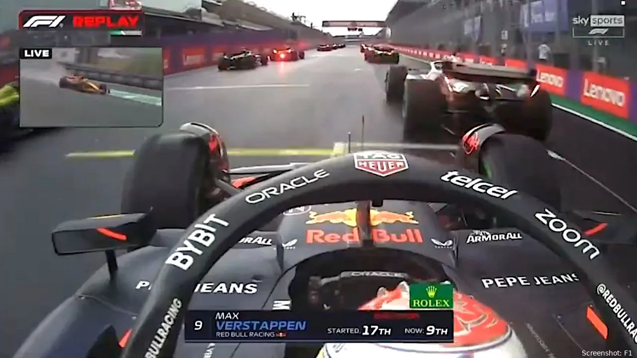 max verstappen start brazilie