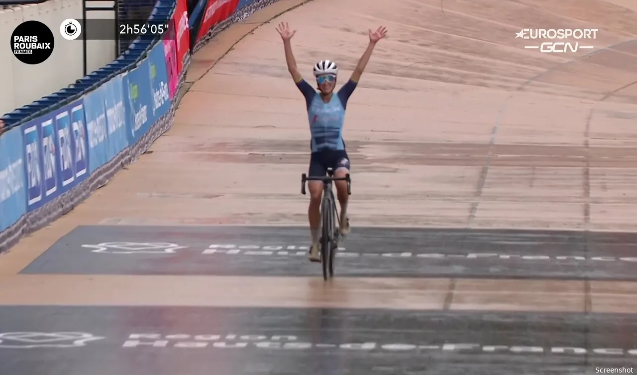 Deignan was the first woman to win Paris-Roubaix