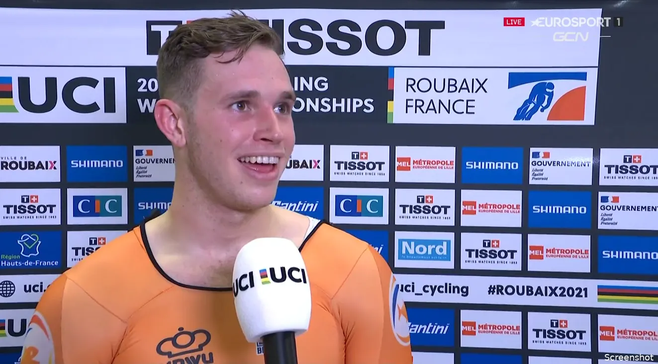 Lavreysen screenshot Eurosport