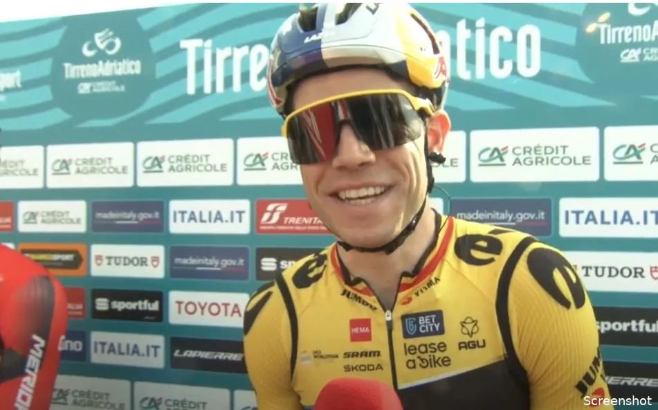 wout van aert startinterview