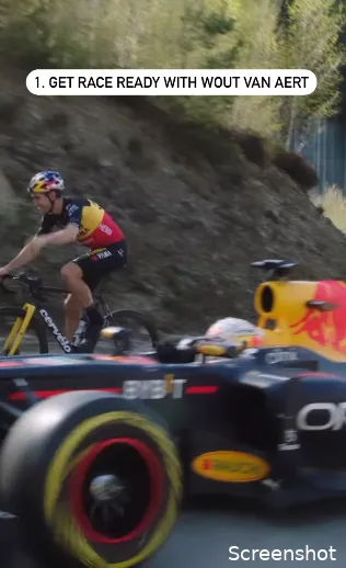 Wout van Aert Max Verstappen