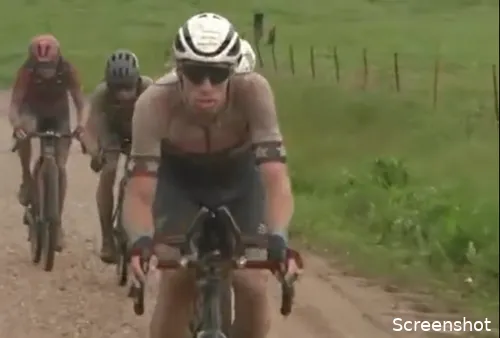 Ivar Slik tijdens Unbound Gravel&nbsp;