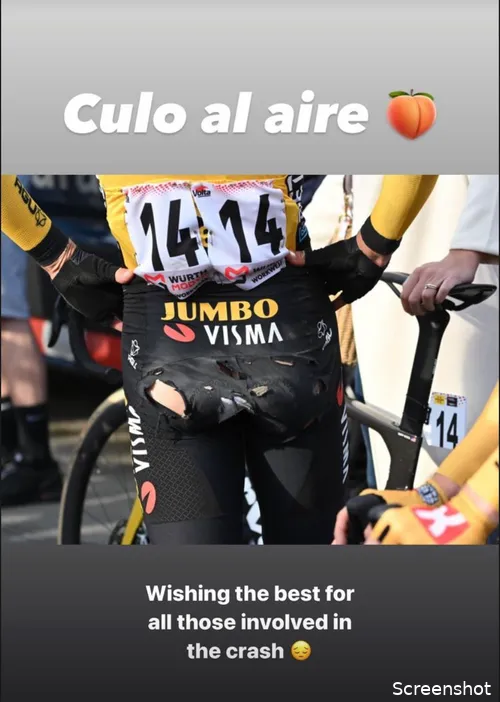 De story van Kuss na de valpartij