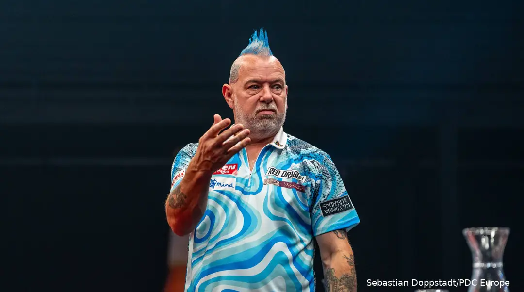 Peter Wright on stage