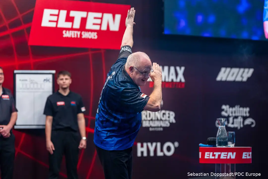 Ian White in action on the European Tour