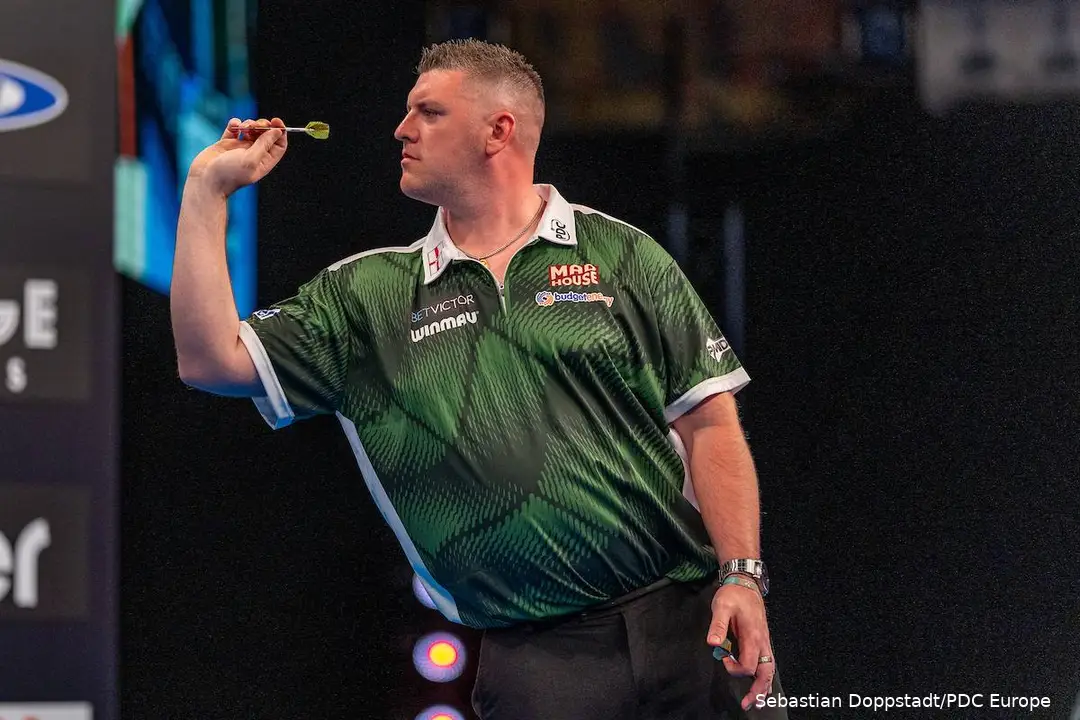 Daryl Gurney representing Northern Ireland at the 2026 World Cup of Darts