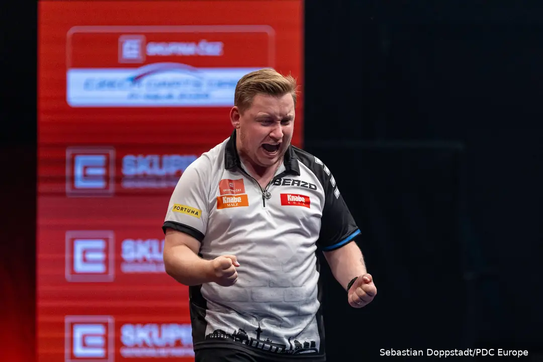 Martin Schindler celebrating