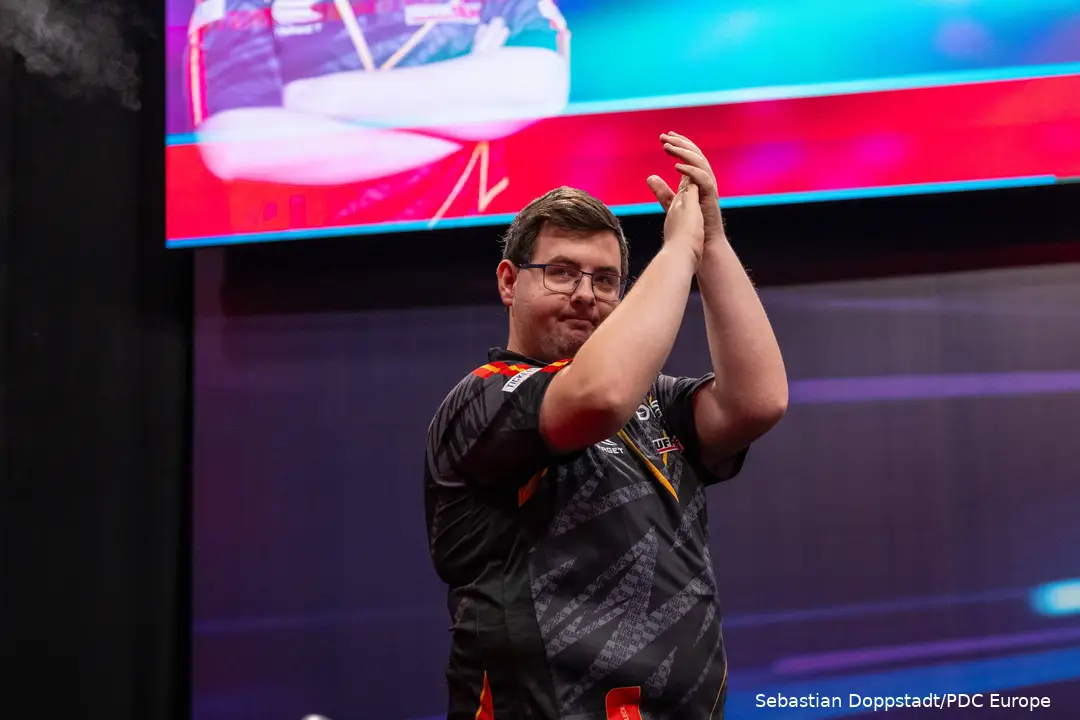 Sebastian Bialecki&nbsp;applauding