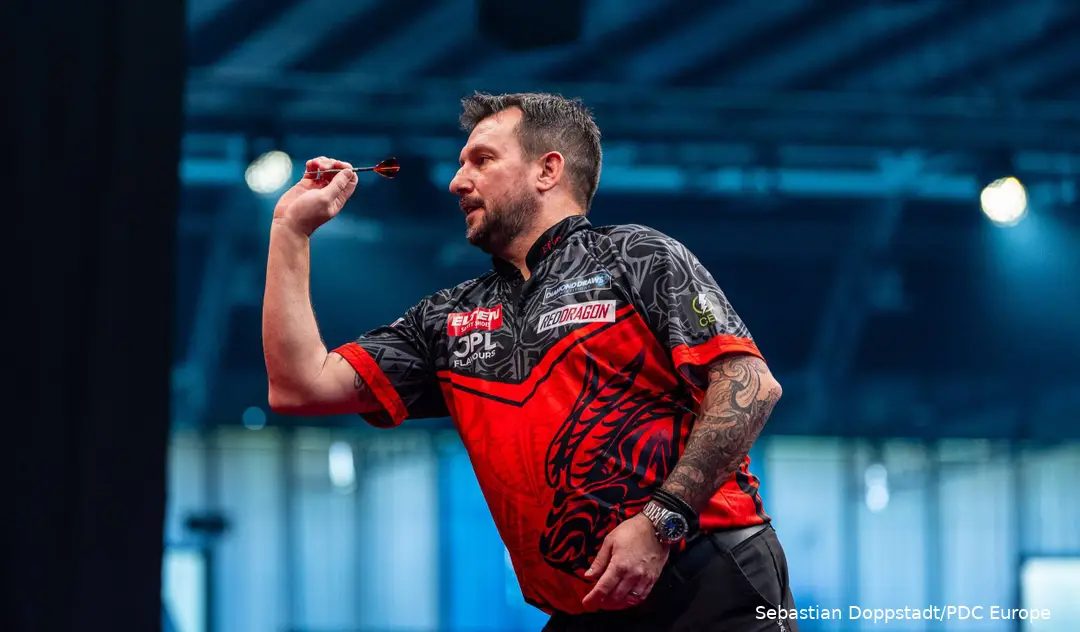 Jonny Clayton in Aktion