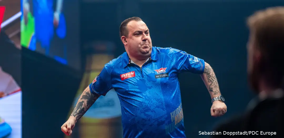 Kim Huybrechts balt de vuisten