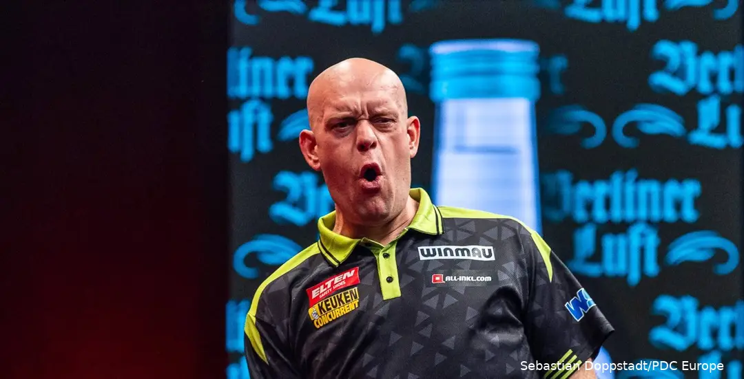 Michael van Gerwen in actie