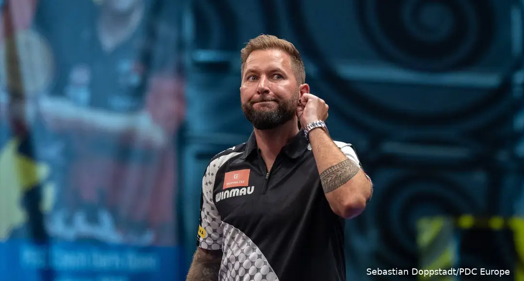Danny Noppert haalde de kwartfinales bij de Czech Darts Open in Praag