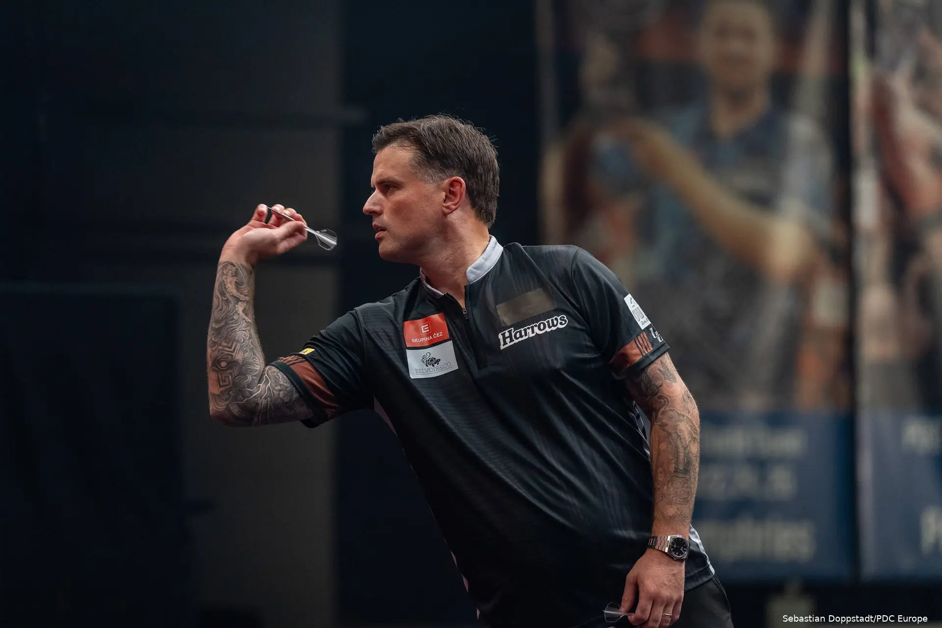 Luke Woodhouse in action