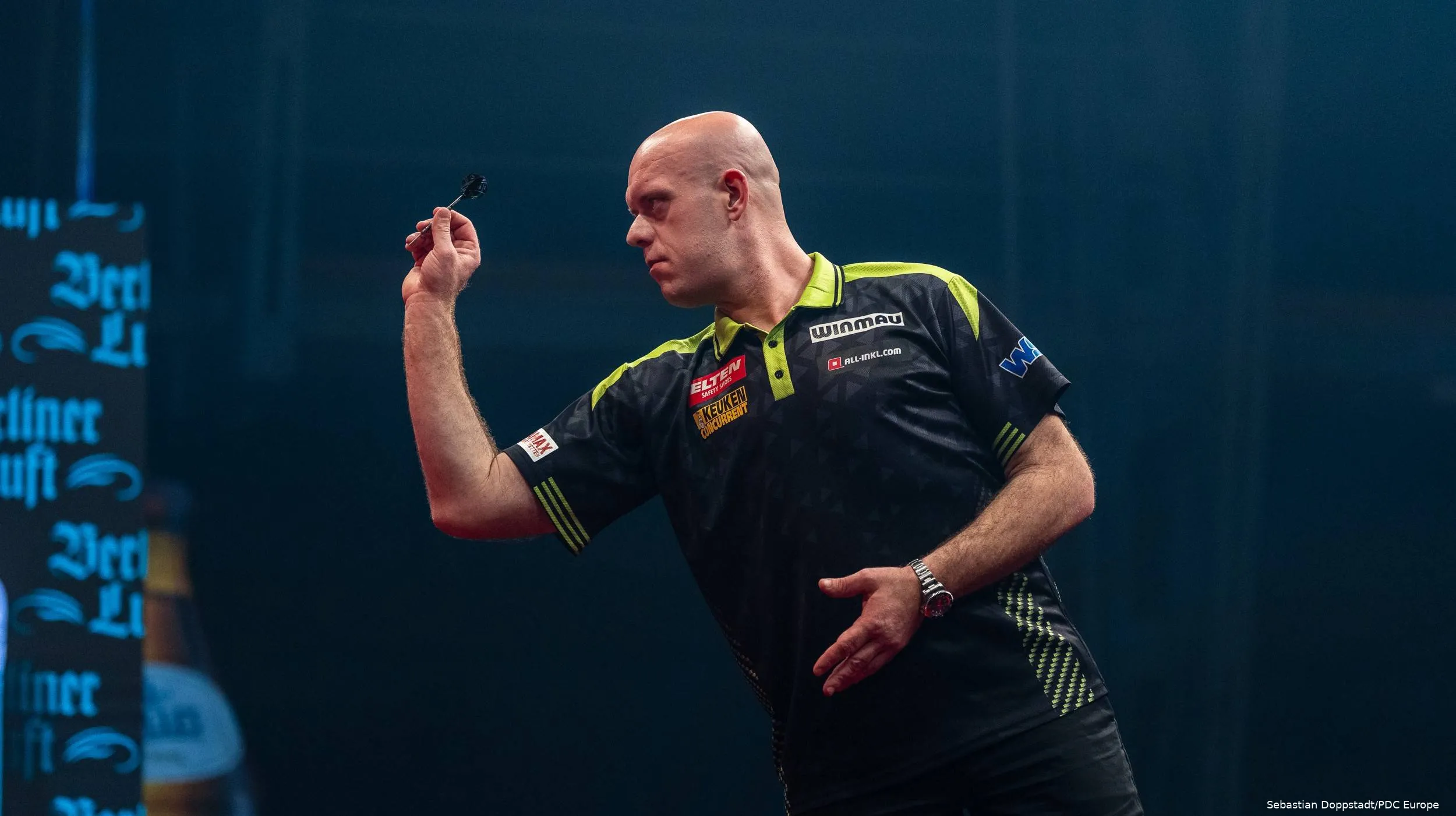 Michael van Gerwen in action