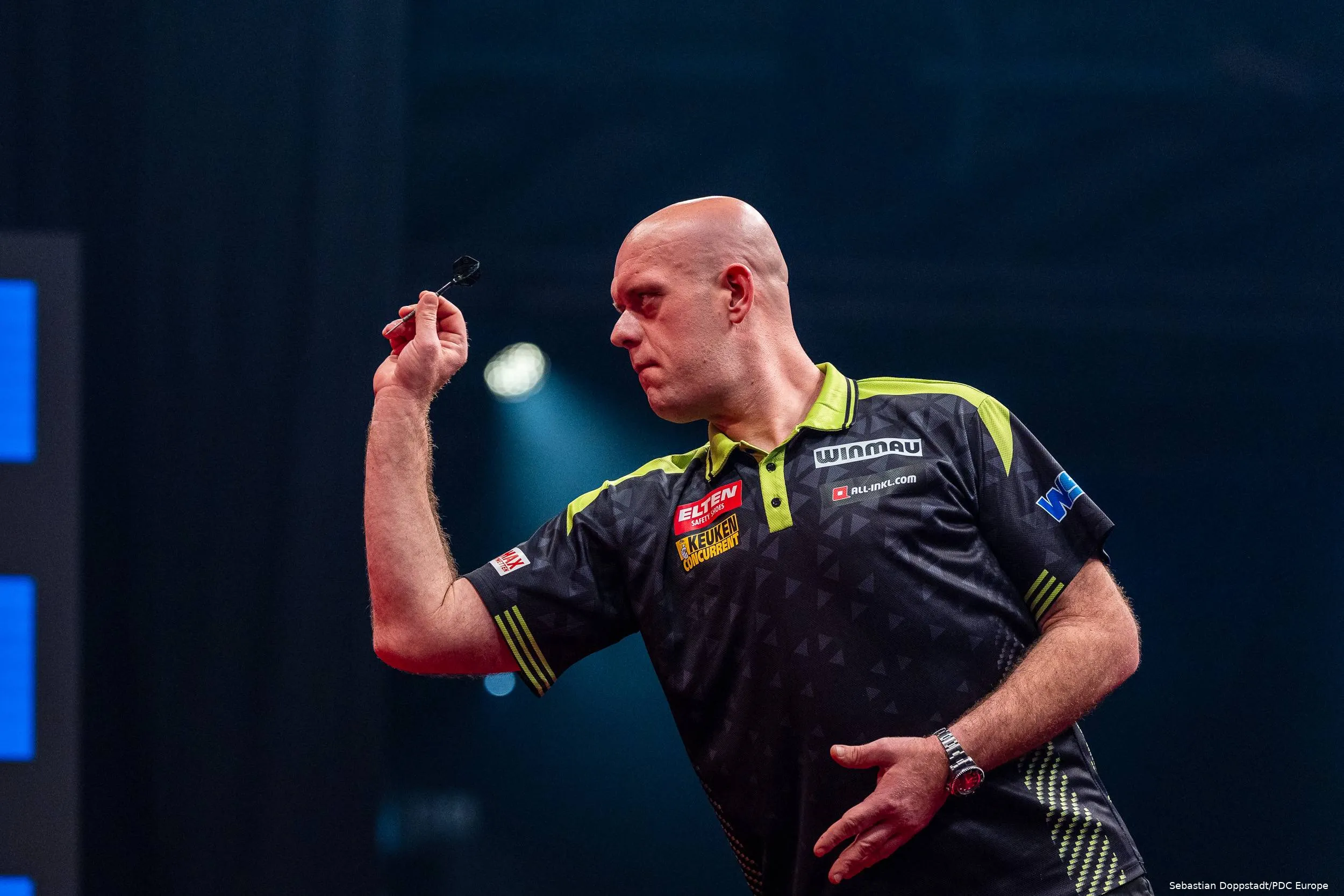 Michael van Gerwen in action