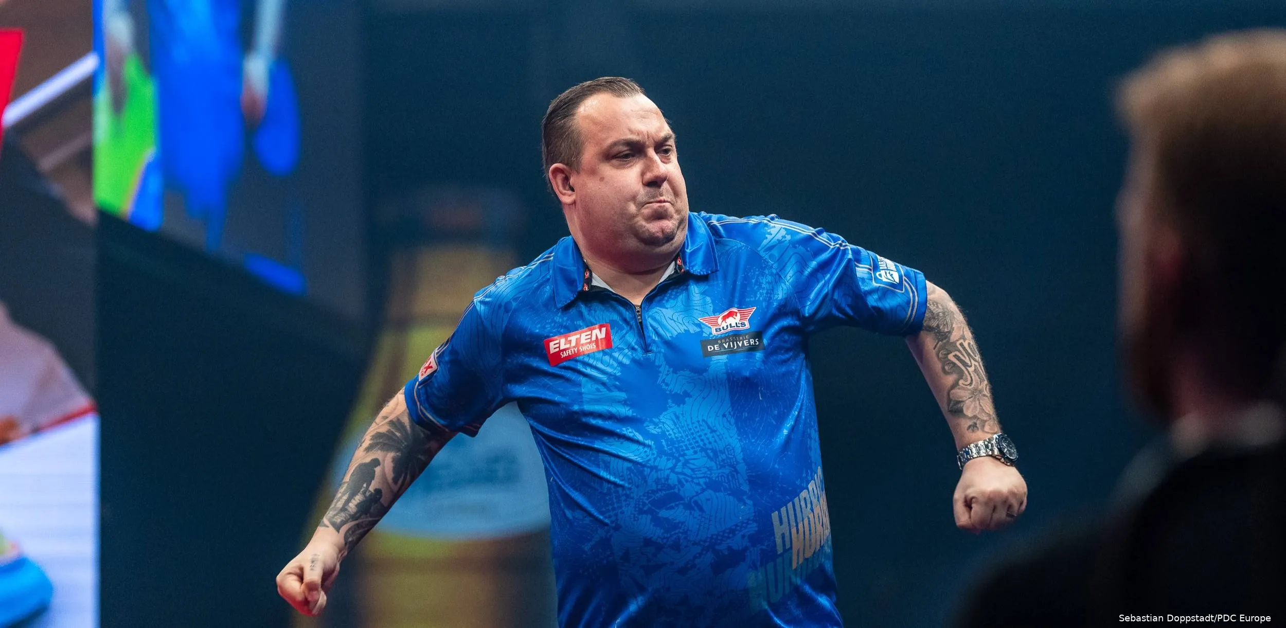 Kim Huybrechts balt de vuisten