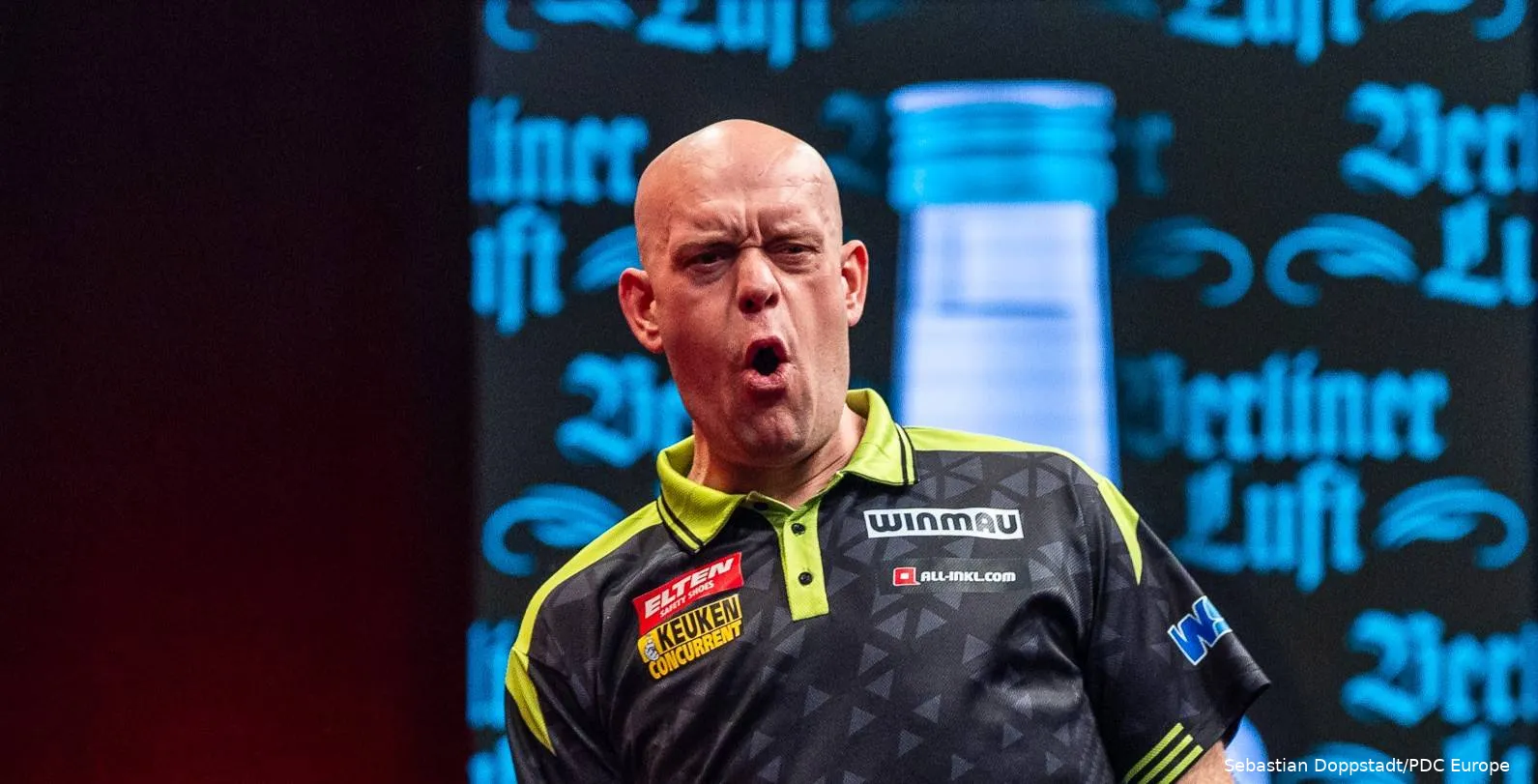 Michael van Gerwen in actie