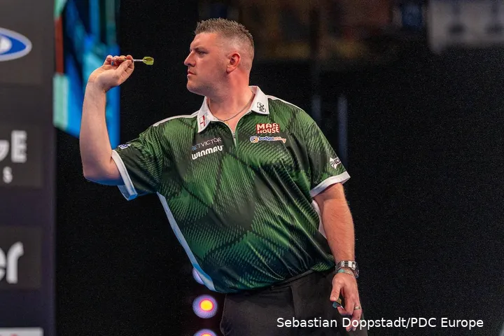 Daryl Gurney representing Northern Ireland at the 2026 World Cup of Darts