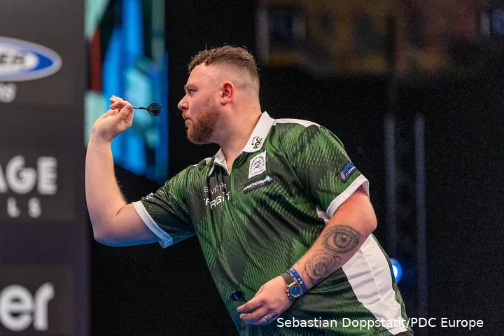 Josh Rock representing Northern Ireland at the 2026 World Cup of Darts