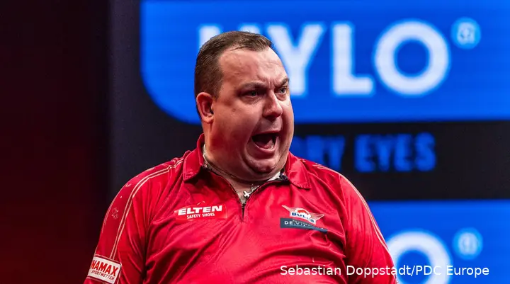 Kim Huybrechts screams.