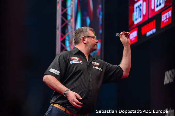 James Wade in Aktion