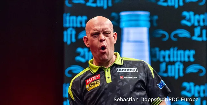Michael van Gerwen in Aktion