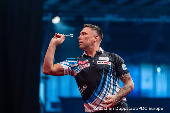Gerwyn Price in Aktion