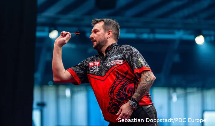 Jonny Clayton in Aktion