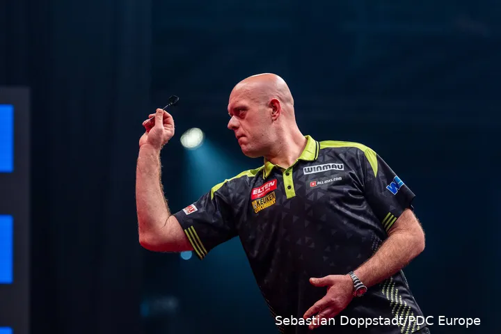 Michael van Gerwen in Aktion