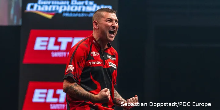 Het was al de derde Euro Tour-titel voor Nathan Aspinall dit jaar