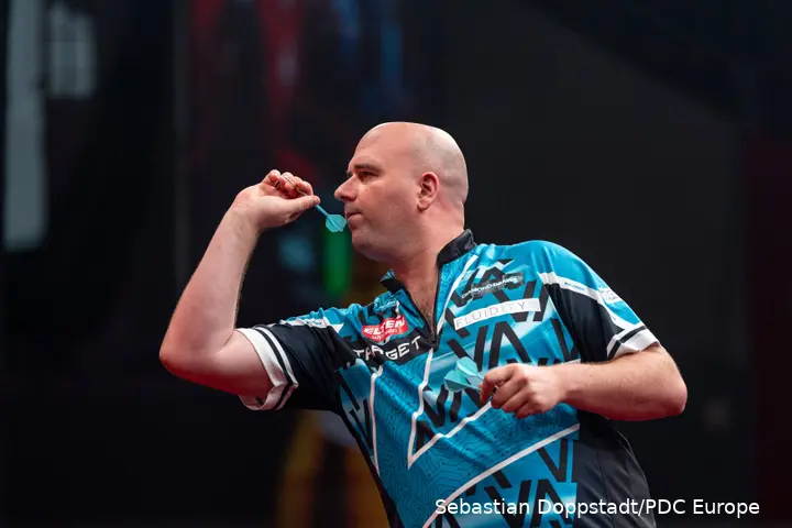 Rob Cross in actie