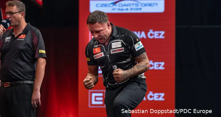 Gerwyn Price schreeuwt het uit