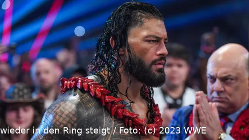 Seine Fans beten bereits, damit Roman Reigns bald wieder in den Ring steigt / Foto: (c) 2023 WWE